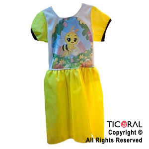DISFRAZ DIVERSION VESTIDO ABEJITA NIA TALLE 2 x 1